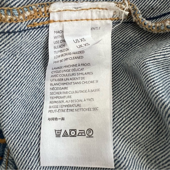 Free People Denim Fringe Jacket, XS - Picture 9 of 9